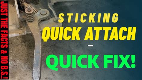 quick attach skid steer repair